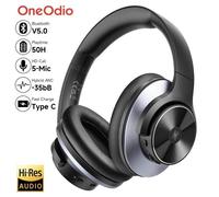 OneOdio A10 Casque Bluetooth sans Fil à Réduction de Bruit Active Hybride à Multi Mode 62 Heures Extra Bass,Casque Audio Noi CASQUE