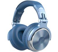 OneOdio Casque Supra-auriculaire avec câble, Haut-Parleur 50 mm, Basses, Jack 6,35 et 3,5 mm, Port de Partage, pour Studio DJ, Podcast, Moniteur, téléphone Portable, PC, MP3/4 (Pro-10 Bleu Ciel)