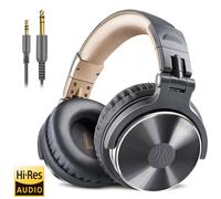 Oneodio-Casque supra-auriculaire filaire Pro 10,audio haute résolution,casque avec microphone,studio DJ stéréo,3.5mm,6.35mm - Type Gray