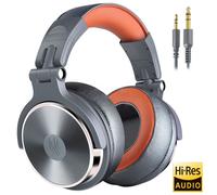 Oneodio ecouteurs avec fil Casque de studio hi-fi professionnel pour DJ avec micro,pour téléphone et PC - Type Pro-50-Orange