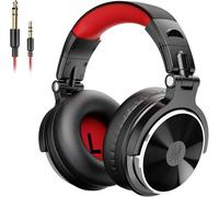 OneOdio Pro-10 Casque supra-auriculaire filaire Stereo noir, rouge Audio haute résolution pliable, coques pivotantes pour DJ