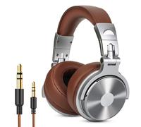 Oneodio Pro 30 Casque DJ Studio avec Micro, Filaire, Hi-Fi, Pliable, pour Jeu ¿ Marron