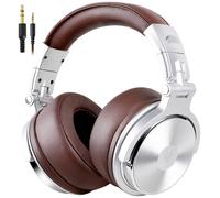 OneOdio Pro-40 Casque supra-auriculaire filaire Stereo argent, marron Audio haute résolution pliable, coques pivotantes pour DJ