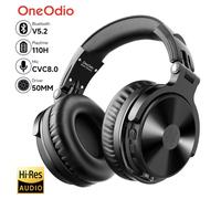 Oneodio Pro-C-Casque audio sans fil Bluetooth 5.2 avec micro, 110h d'autonomie, son Hi-Res, pliable, double mode sans fil/filaire