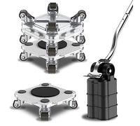 ONEON Kit Déplace Meuble avec roulettes - Dolly Connect Pro Gris