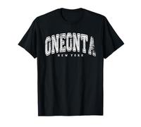 Oneonta New York Vintage Retro, ville américaine, État de New York Travel T-Shirt