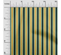oneOone Coton Sergé Popeline Jaune En Tissu Rayé Couture Tissu Imprimé Matériel Au Mètre 56 De Pouce De Large