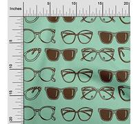 oneOone Flex Coton En Tissu des lunettes de protection Mode Tissu À Coudre Par Le Compteur Imprimé Fournitures De Couture Du Vêtement Diy 40 Pouces De Large