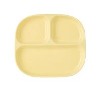 OnePine Assiette Controle de Portion Adulte Céramique, Assiette 3 Compartiments Régime, Assiette Nutrition pour Salade, Dessert, Nouille, Bifteck, Petit déjeuner