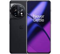 OnePlus 11 5G - 5G smartphone - double SIM - RAM 8 Go / Mémoire interne 128 Go - écran OEL - 6.7" - 3216 x 1440 pixels (120 Hz) - 3 x caméras arrière 50 MP, 48 MP, 32 MP - front camera 16 MP - noir ti