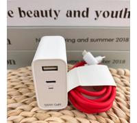 Oneplus 120W GaN SuperVOOC Chargeur EU double port USB-A USB-C PD PPS QC3.0 Adaptateur mural à charge rapide pour 1+ 15 15T 14 Ace 6T 6 5