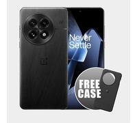 OnePlus 13 5G 12 Go RAM 256 Go Stockage Smartphone SIM débloqué avec triple caméra de 50 Mpx + OIS - Black Eclipse + Sandstone Élingue magnétique Case