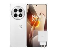 OnePlus 13 5G Smartphone, 16 Go RAM, 512 Go Stockage, Écran QHD 6,82 Pouces 120 Hz, Snapdragon 8 Elite, Batterie 6000 mAh, Triple Caméra Arrière 50 Mpx + OIS + 3X, avec Chargeur 100 W, Aube Arctique