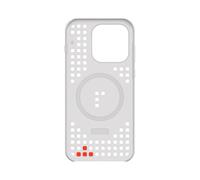 OnePlus 15 Coque Magnétique à Motif Perforé avec Cubes Personnalisables, Aimant N52, Absorbant Chocs, Gris