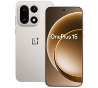 OnePlus 15 Smartphone à tri-Puce AI avec Snapdragon 8 Elite Gen5, écran 6,78" 165Hz, Batterie 7300mAh et Triple Appareil Photo 50MP, 16Go RAM+512Go Stockage, Sand Storm - Garantie prolongée 3 Ans