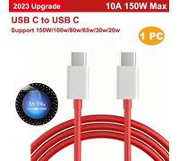 Oneplus-Câble Usb De Type C D'origine,Fil De Charge Rapide,11,10 Pro,100w,80w,8a,Warp Dash,Smile,Vooc,Nord 3,Ce3,2t,9,8,10t - Type Upgrade C To C Cable-1m