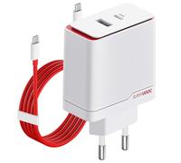 Oneplus Chargeur 100W USB et USB-C 3A OnePlus SUPERVOOC avec Câble 1m Blanc