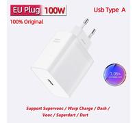 Oneplus chargeur Supervooc 80w type-a adaptateur câble de charge Super rapide 100w Type C One Plus 13 10 Pro 11 Nord CE 3 CE3-100w EU charger-only charger