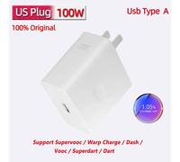 Oneplus Chargeur Supervooc 80w Type-A Adaptateur Câble De Charge Super Rapide 100w Type C One Plus 13 10 Pro 11 Nord Ce 3 Ce3-100w Us Charger-Add 2m 100w Cable