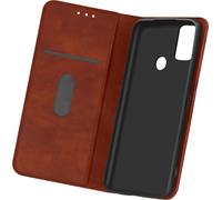 Housse OnePlus Nord N10 5G Porte-carte Fonction Support Vidéo marron