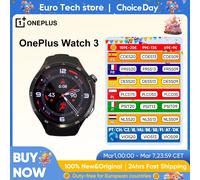 MONTRE INTELLIGENTE - OnePlus Watch 3 Titane émeraude 46mm Bluetooth OPWWE251