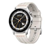 Montre Connectée OnePlus Watch Lite Argent- GPS Intégré, 7 Jours d’Autonomie, Suivi Santé, 5ATM Étanche, Compatible IOS Android