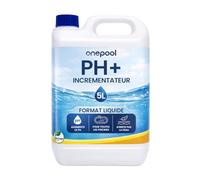 ONEPOOL Augmenteur de pH pour piscines 5 litres | Régulateur de pH, élévateur pH + pour piscines et spas, Augmente Le pH de l'eau, Entretien Facile, Augmente Le pH de la Piscine | Plantawa