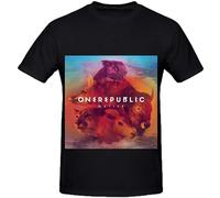 OneRepublic Native Pop Album Cover Unisex T-Shirt Printed Tee Graphic Top Men Black Shirt M
