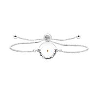 Oneress Bracelet de motivation avec chaîne coulissante réglable, verset de la Bible inspirant, bijoux chrétiens en graines de moutarde pour femme, M, Laiton, Pas de gemme