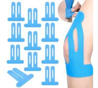 Oneroomone 10 pièces Précut Kinesiotapes Knee, ruban adhésif physio élastique pour douleurs au genou, étanché