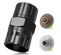 Oneroomone coronateur Dentaire 2 en 1 Outil de Boîte de Vélo, Convient pour le retrait des Anneaux de Serrure de disperdose avec 12 Dents et des Outils à Rotation Libre