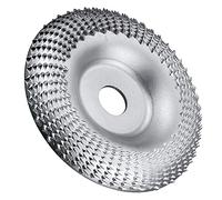 Oneroomone Disque Sculpture Bois, Angle Abrasif Roue Disques, Surface Incurvée (Argent) 100 mm/22 mm, Utilisée Pour Le Polissage Du Bois, le Façonnage, la Sculpture, Etc.