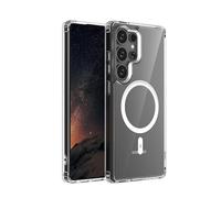 ONES Coque de protection magnétique pour Samsung Galaxy S24 Ultra, compatible avec MagSafe, de qualité militaire, fine, résistante au jaunissement et aux rayures, extrêmement durable