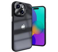 ONES Coque Métal pour iPhone 15 Plus Transparent, étui PC Rigide Clair et Pare-Chocs en Silicone, qualité Militaire, airbag Antichoc, Anti-Jaune, résistant aux Rayures, Case Mince