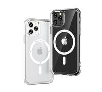Ones Coque pour iPhone 11 Pro Transparente, Compatible MagSafe, Protection Antichoc de qualité Militaire, résistante aux Rayures et aux Chocs, Fine et magnétique Case pour iPhone 11 Pro