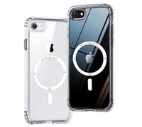 Ones Coque pour iPhone SE3 SE2/8 7 Transparente, Compatible MagSafe, Protection Antichoc de qualité Militaire, résistante aux Rayures et aux Chocs, Fine et magnétique Case pour iPhone SE (2022 2020)
