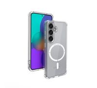 Ones Coque pour Samsung Galaxy S24 / S25 Transparente, Compatible MagSafe, Protection Antichoc de qualité Militaire, résistante aux Rayures et aux Chocs, Fine et magnétique Case pour Galaxy S24 / S25