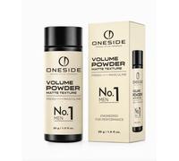 OneSide Poudre volume 30 g pour hommes - Poudre pour cheveux avec volume instantané, effet mat et tenue forte, poudre coiffante pour plus de volume, poudre de barbier au parfum d'agrumes et bergamote