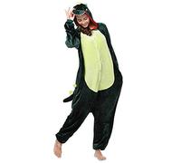 Onesie Adultes Pyjamas Femmes Chaud Vêtements de Nuit Homewear Dinosaure Point Licorne Animal Cartoon Combishort Flannel pyjamasque Jumpsuit