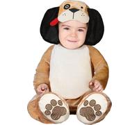 onesie chien junior polyester marron taille 6-12 mois