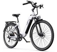 OneSport OT05 Pro Vélo électrique, moteur 250 W, batterie 36 V 22,5 Ah, 25 km/h, pneus 700C x 50C, Bluetooth, 7 vitesses Noir