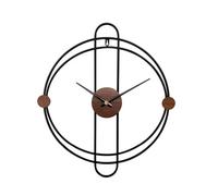 onestopbuys Horloge murale vintage style antique rétro extra large bricolage matel décoration d'intérieur 60 cm (design 4)