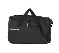 OneTeam Passa Sac de Sport 26 l avec Compartiment à Chaussures, Sangle Amovible, Poche latérale, Compartiment à Chaussures ventilé, Polyester résistant à l'abrasion et à l'humidité, Noir, One Size