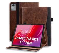 ONETHEFUL Coque Compatible avec Lenovo Tab M11 2024(TB330FU/TB330XU) 11Pouces 2024 Tablette, Étui de Protection Fin avec Support pour Lenovo Tab M11 Marron