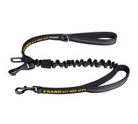 Onetigris Ceinture de Sécurité et Laisse Double 3 en 1 pour Chien, Robuste pour Voiture, Attache Réflexive en Nylon Durable avec Barre de Crochet et Boucle