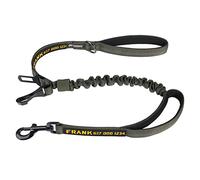 Onetigris Ceinture de sécurité pour chien et double laisse 3 en 1, robuste pour voiture, nylon durable, réfléchissant, avec clip de verrouillage à crochet et boucle, mousqueton en alliage de zinc