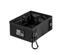 OneTigris Gamelle Pliable pour Chien, 1,4 L Gamelles Pliables bols Avec mousqueton, 3,5 cm d'épaisseur Pour Marche Randonnée Camping, Gamelle de Voyage pour Chien Portables