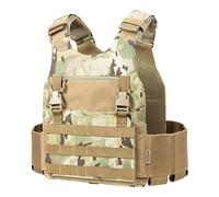 OneTigris Gilet Tactique Low Profile 2.0 Airsoft Gilet Chest Rig Gilet Tactique Platate Carrier avec système d'adaptateur pour Affiches Airsoft Painball CS