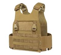 OneTigris Gilet tactique Low Profile 2.0 Airsoft Gilet Chest Rig Gilet tactique Platate Carrier avec système d'adaptateur pour affiches Airsoft Painball CS