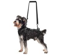OneTigris Hopper Harnais pour chien - Petit harnais de soutien réglable avec 2 poignées pour le soutien et la rééducation - Convient pour les petits chiens - Noir - Taille XS